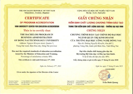 Chương trình đào tạo