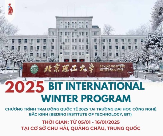 Đăng ký Học tập trao đổi ngắn hạn tại Trung Quốc 2025 BIT International Winter Programs