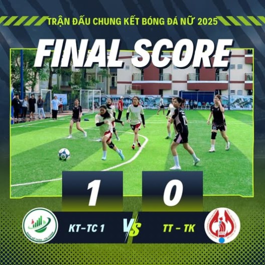 GIẢI BÓNG ĐÁ NỮ KHOA KẾ TOÁN - TÀI CHÍNH MỞ RỘNG 2025