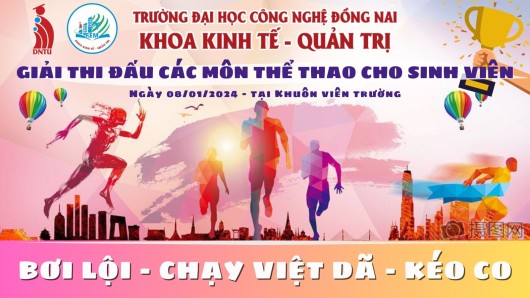 Giải thi đấu các môn thể thao cho sinh viên - Khoa Kinh Tế Quản Trị