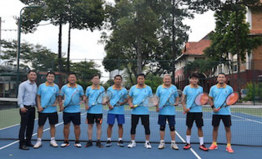 Giao hữu Tenniss chào mừng 17 năm thành lập trường