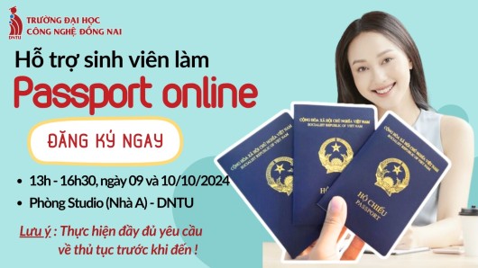 Hỗ trợ sinh viên làm Hộ chiếu trực tuyến (Đợt 5)