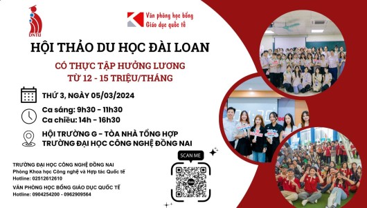 HỘI THẢO DU HỌC ĐÀI LOAN