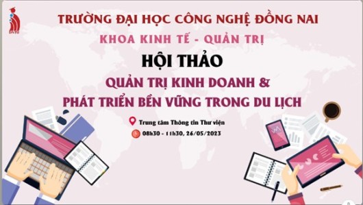 Hội thảo “Quản trị kinh doanh và phát triển bền vững trong du lịch”