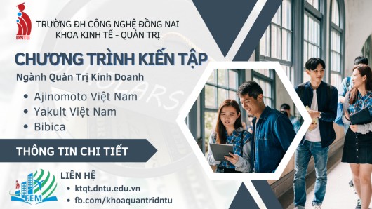 KẾ HOẠCH KIẾN TẬP 2023 Ngành Quản Trị Kinh Doanh Khoa Kinh Tế Quản Trị DNTU