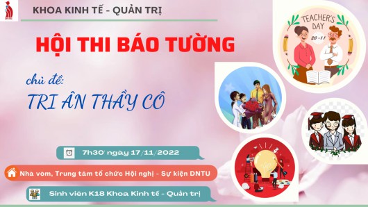 Kế hoạch tổ chức Hội thi báo tường chào mừng Ngày nhà giáo Việt Nam 20/11