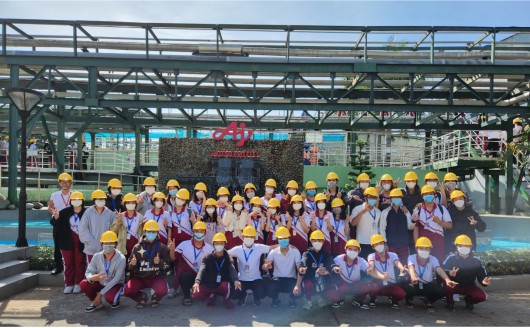 Sinh viên năm nhất Ngành Quản trị kinh doanh tham quan kiến tập tại Công ty Ajinomoto Việt Nam