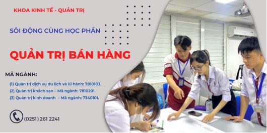 Sôi động cùng học phần Quản trị bán hàng