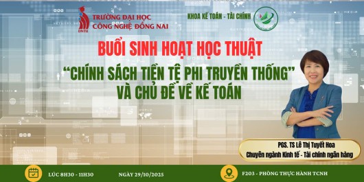 THÔNG BÁO BUỔI SINH HOẠT HỌC THUẬT