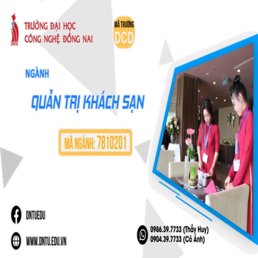 Thông tin tuyển sinh đại học 2021 - Ngành Quản Trị Khách sạn