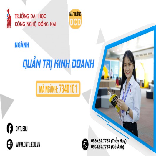 Thông tin tuyển sinh đại học 2021 - Ngành Quản Trị Kinh doanh