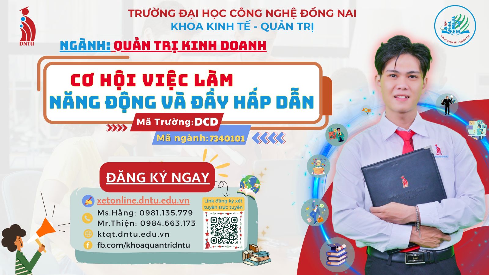Ngành Quản trị kinh doanh Trường Đại học Công Nghệ Đồng Nai