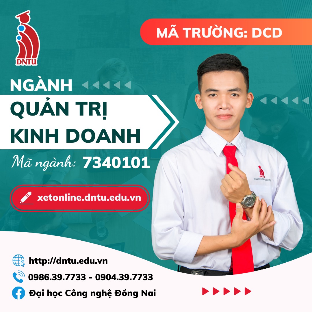 Ngành Quản trị kinh doanh Trường Đại học Công Nghệ Đồng Nai